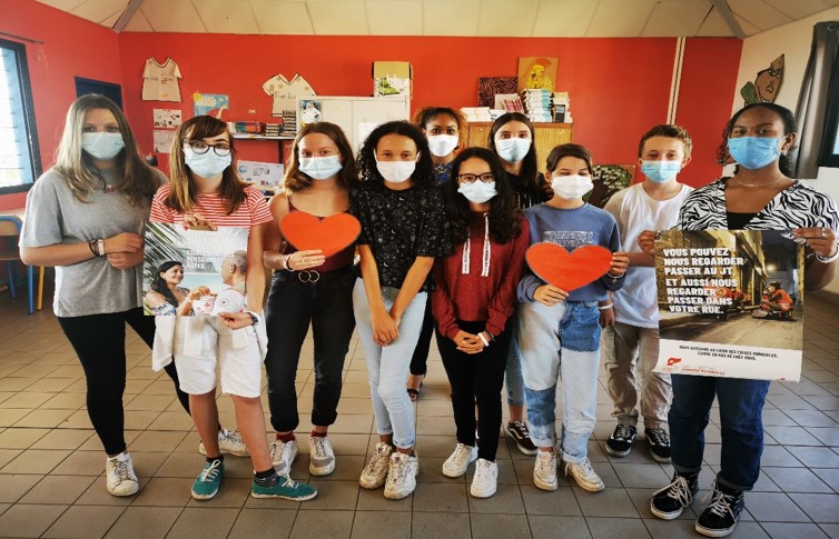 Journées nationales: Mobilisation des élèves du collège Jules Solesse de la Plaine Saint-Paul